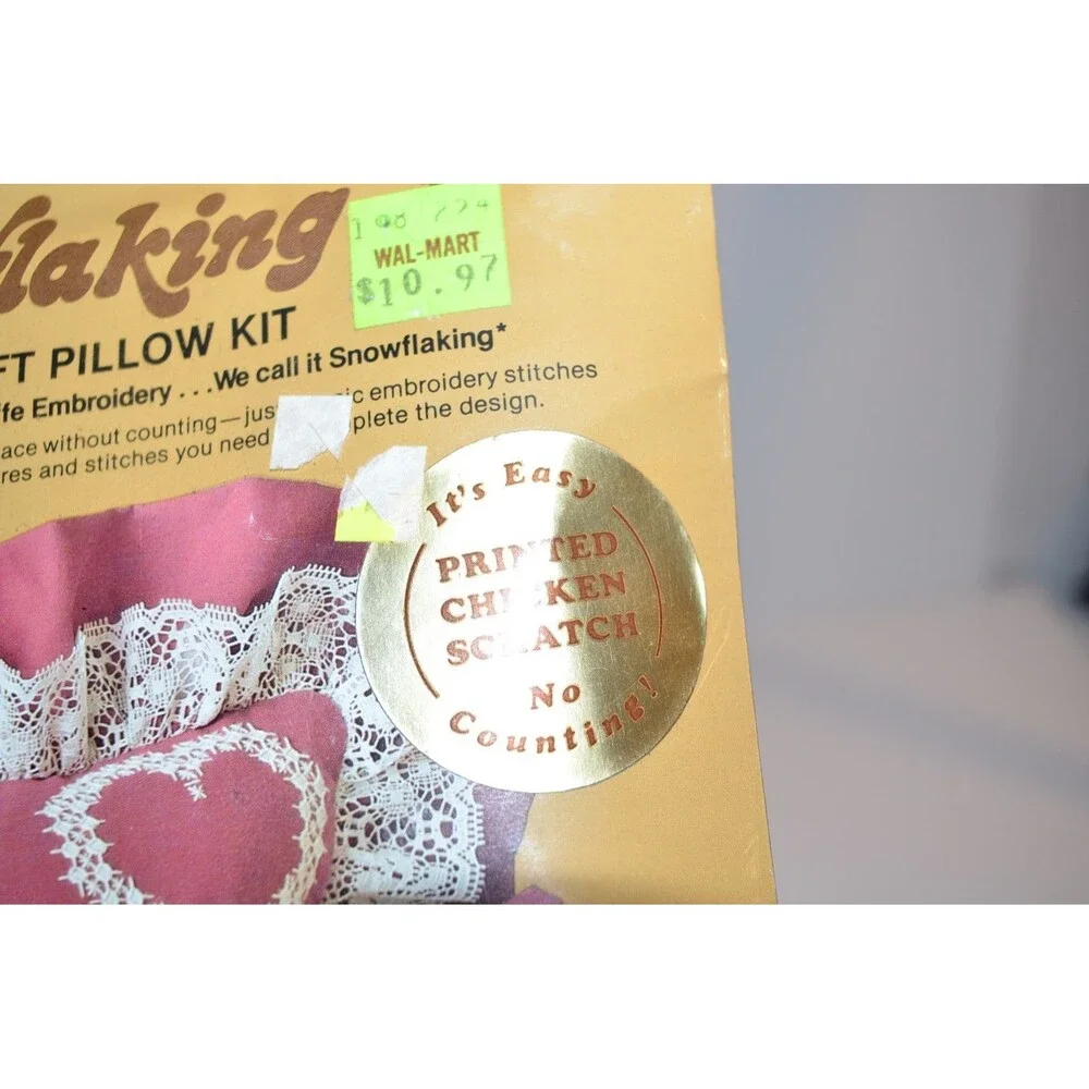Vtg Creative Moments Pillow Kit 8375 Butterflies 14